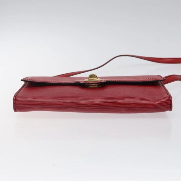 LOUIS VUITTON Epi Pochette Arche Shoulder Bag Red M52577 LV Auth 125313 - Picture 7 of 16